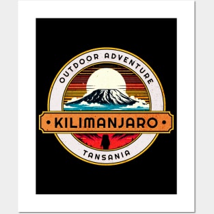 Outdoor Adventure Kilimanjaro Tansania Design Posters and Art